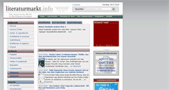 Desktop Screenshot of literaturmarkt.info